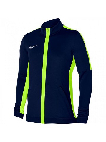 Pánská fotbalová mikina Academy 23 M DR1681-452 Tmavě modrá s neon žlutá – Nike tm modrá-žlutá S
