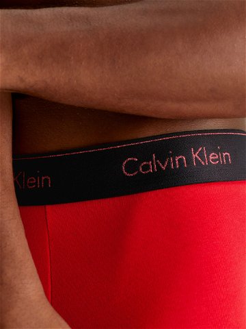 Pánské boxerky 000NB3873A KHZ černo červené – Calvin Klein XL