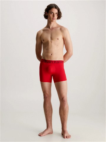 Pánské boxerky 000NB3657A XAT červené – Calvin Klein XL