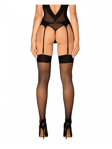 Elegantní punčochy S823 stockings – Obsessive černá S M L