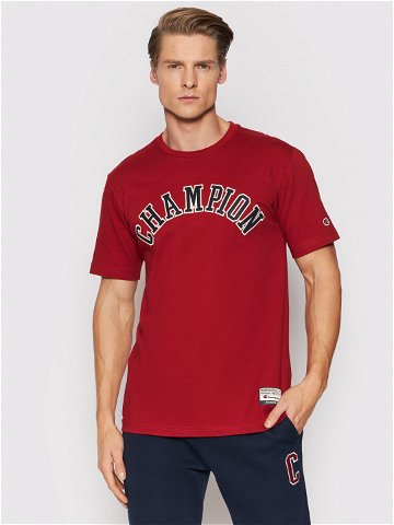 Champion T-Shirt Collegiate Logo 216575 Červená Regular Fit