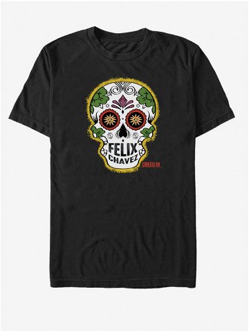 Černé unisex tričko ZOOT Fan MGM Chavez Skull