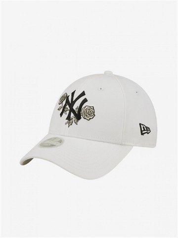 New Era New York Yankees Floral Metallic 9Forty Kšiltovka Bílá