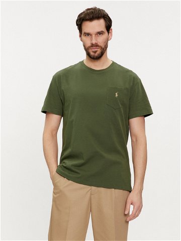 Polo Ralph Lauren T-Shirt 710704248228 Zelená Classic Fit