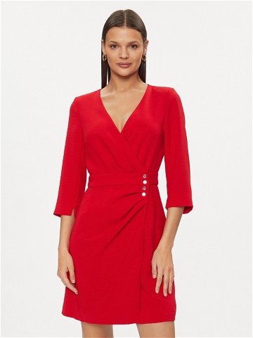 Morgan Koktejlové šaty 241-RUBI Červená Regular Fit