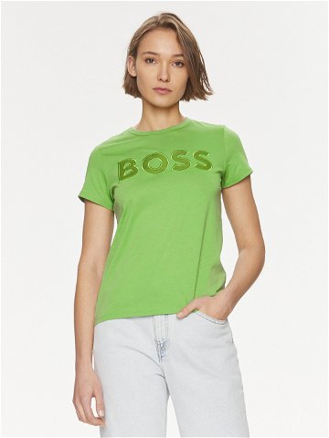 Boss T-Shirt Eventsa 50514967 Zelená Regular Fit