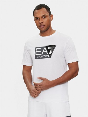 EA7 Emporio Armani T-Shirt 3DPT81 PJM9Z 1100 Bílá Regular Fit