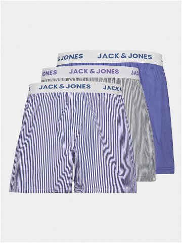 Jack & Jones Sada 3 kusů boxerek Luke 12253692 Modrá