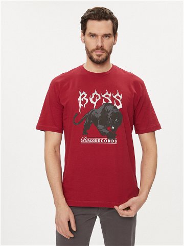 Boss T-Shirt TeePantera 50510223 Červená Regular Fit