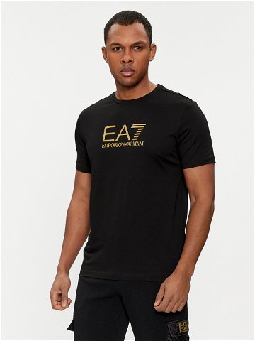 EA7 Emporio Armani T-Shirt 3DPT08 PJM9Z 1200 Černá Regular Fit