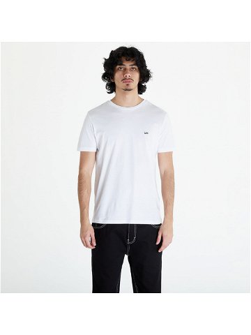 Lee Ss Patch Logo Tee White