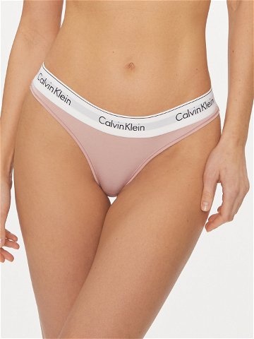 Calvin Klein Underwear Kalhotky string 0000F3786E Růžová