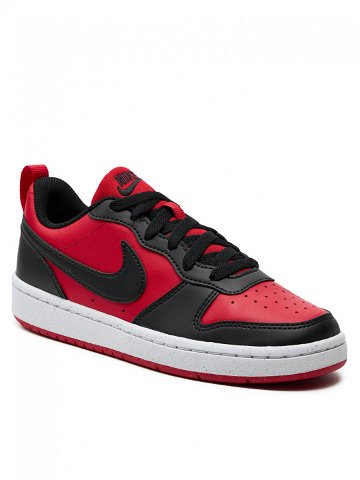 Nike Sneakersy Court Borough Low Recraft GS DV5456 600 Červená