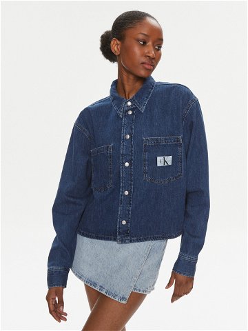 Calvin Klein Jeans džínová košile J20J222794 Modrá Regular Fit