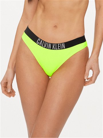 Calvin Klein Swimwear Spodní část bikin KW0KW02509 Zelená