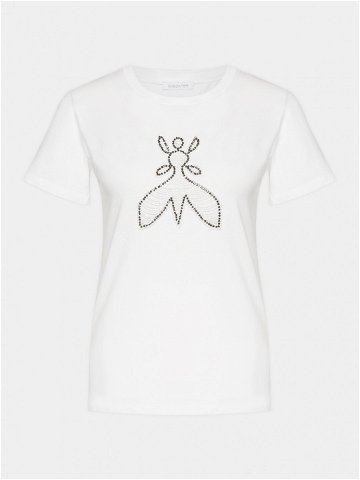 Patrizia Pepe T-Shirt 8M1599 J043-W103 Bílá Regular Fit