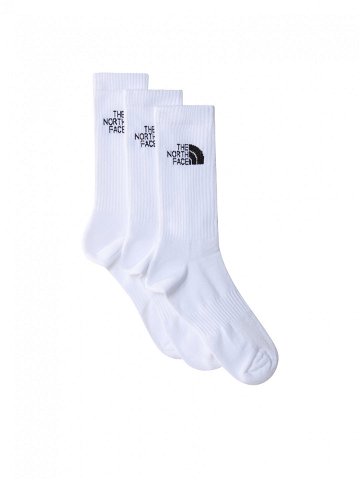 The North Face Sada 3 párů pánských vysokých ponožek NF0A882HFN41 Bílá