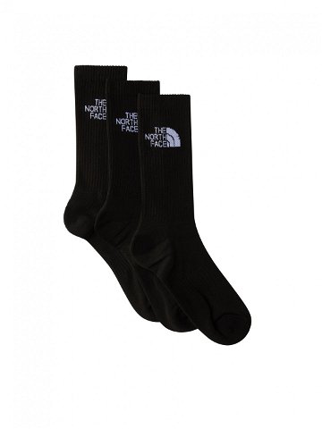 The North Face Sada 3 párů pánských vysokých ponožek NF0A882HJK31 Černá