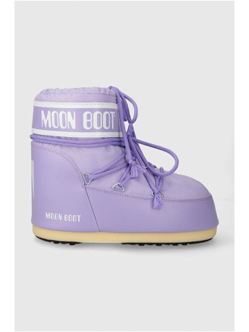 Sněhule Moon Boot ICON LOW NYLON fialová barva 14093400 013