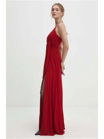 Šaty Answear Lab červená barva maxi