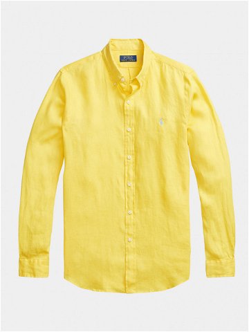 Polo Ralph Lauren Košile 710829443030 Žlutá Slim Fit
