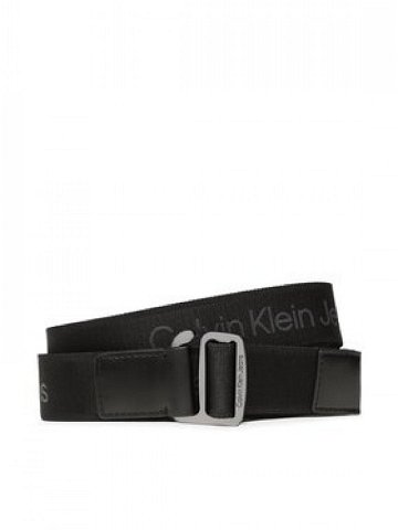 Calvin Klein Jeans Pánský pásek Slider Logo Webbing 35Mm K50K510153 Černá