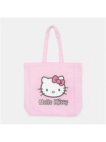 Sinsay – Taška shopper Hello Kitty – Růžová