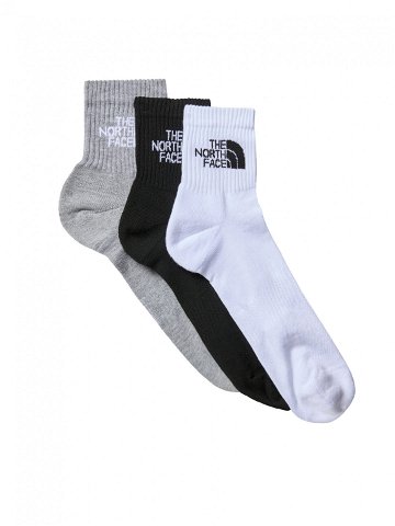 The North Face Sada 3 párů pánských vysokých ponožek NF0A882G3OW1 Černá