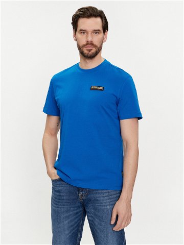 Napapijri T-Shirt Iaato NP0A4HFZ Modrá Regular Fit