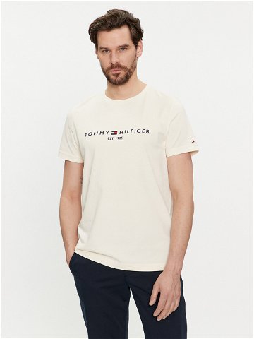 Tommy Hilfiger T-Shirt Logo MW0MW11797 Béžová Regular Fit