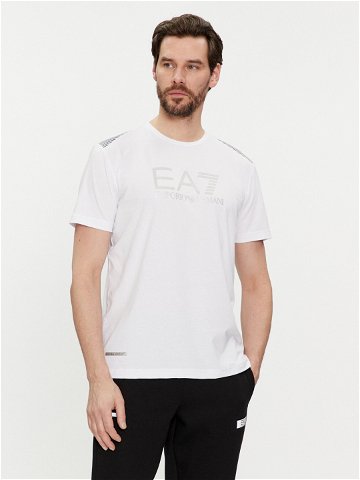 EA7 Emporio Armani T-Shirt 3DPT29 PJULZ 1100 Bílá Regular Fit