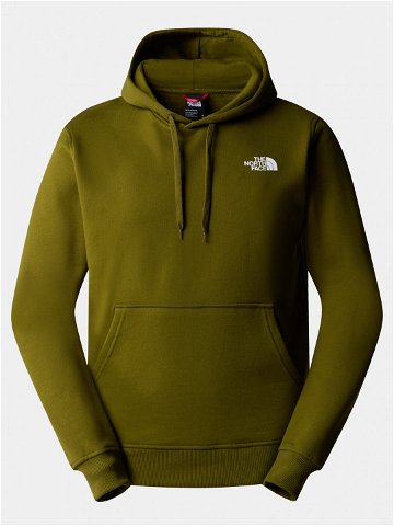 The North Face Mikina Simple Dome NF0A7X1J Zelená Regular Fit