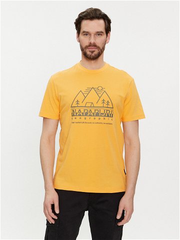Napapijri T-Shirt S-Faber NP0A4HQE Žlutá Regular Fit