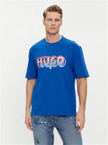Hugo T-Shirt Nillumi 50515278 Modrá Regular Fit