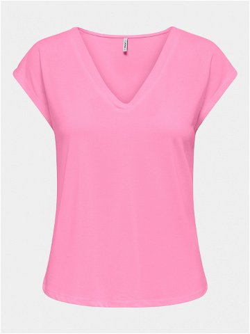 ONLY T-Shirt Free 15287041 Růžová Regular Fit
