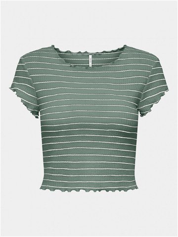 ONLY T-Shirt Anits 15253651 Zelená Regular Fit