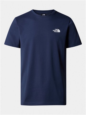 The North Face T-Shirt Simple Dome NF0A87NG Tmavomodrá Regular Fit