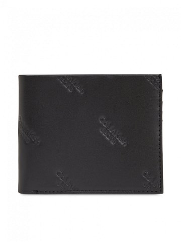 Calvin Klein Jeans Velká pánská peněženka Logo Print Bifold Id K50K511814 Černá