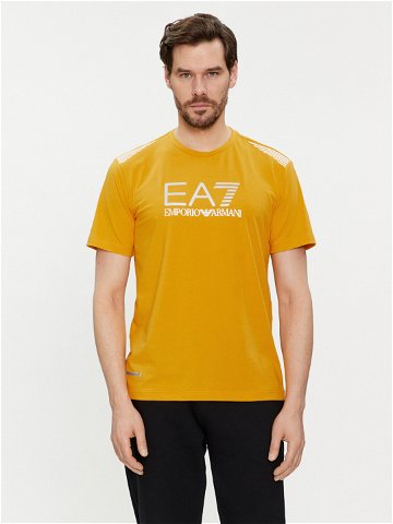 EA7 Emporio Armani T-Shirt 3DPT29 PJULZ 1680 Oranžová Regular Fit