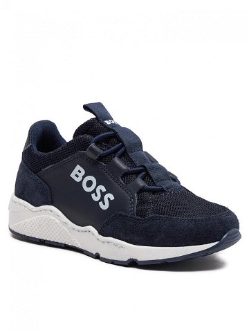 Boss Sneakersy J50856 M Tmavomodrá