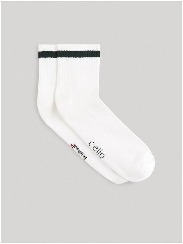 Bílé pánské ponožky Celio Gihalf