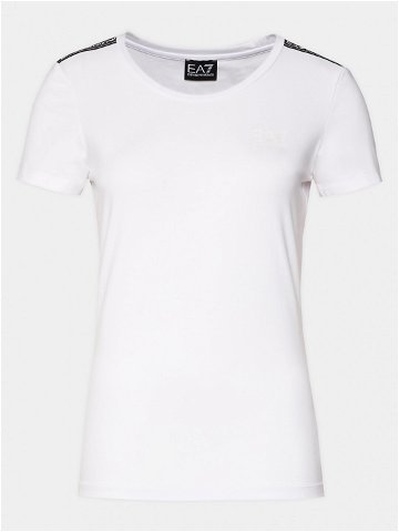 EA7 Emporio Armani T-Shirt 3DTT44 TJ6SZ 1100 Bílá Slim Fit