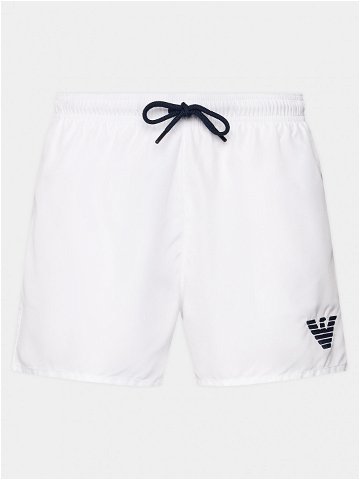Emporio Armani Underwear Plavecké šortky 211752 4R438 00010 Bílá Regular Fit