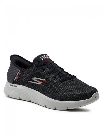 Skechers Sneakersy Go Walk Flex-New World 216505 BKOR Černá