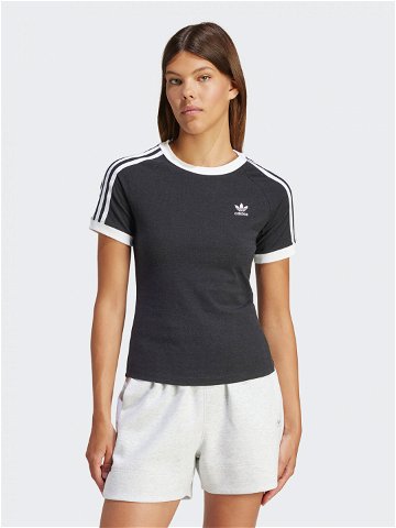 Adidas T-Shirt 3-Stripes IU2429 Černá Slim Fit