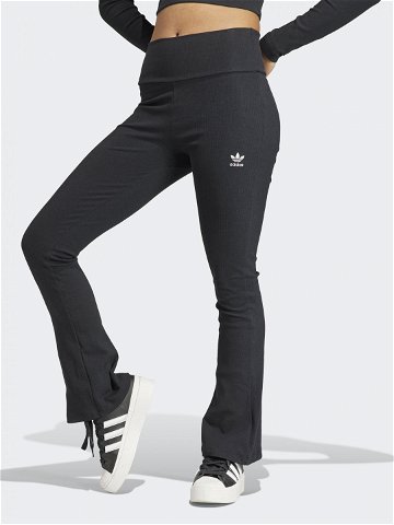 Adidas Kalhoty z materiálu Essentials II8056 Černá Flare Fit