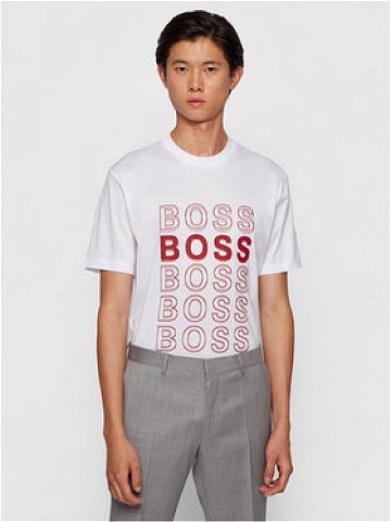 Boss T-Shirt Tiburt 204 50442115 Bílá Regular Fit