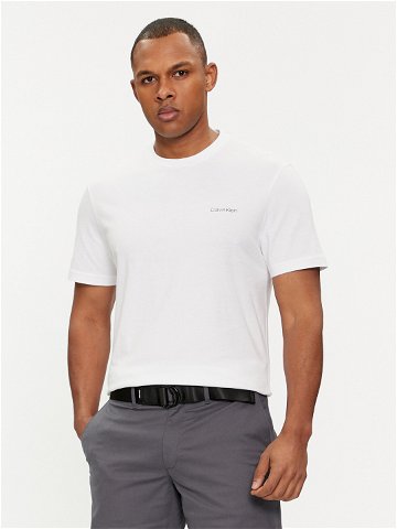 Calvin Klein T-Shirt Angled Back Logo K10K112495 Bílá Regular Fit