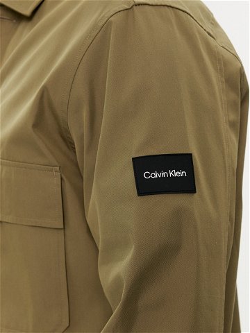 Calvin Klein Košile K10K109920 Zelená Regular Fit