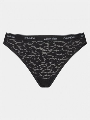 Calvin Klein Underwear Sada 3 kusů klasických kalhotek 000QD5069E Černá